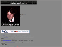 Tablet Screenshot of levinsong.com